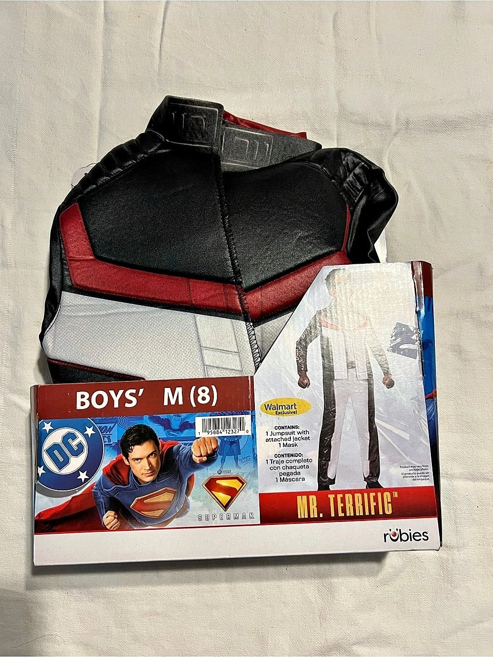 Robies Mr. Terrific Boys Superhero Costume Boys' M (8) NWT